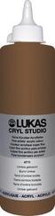 Acrylfarbe Lukas Cryl Studio Plastic Bottle Acrylfarbe Burnt Umber 500 ml 1 stk