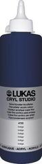 Farba akrylowa Lukas Cryl Studio Plastic Bottle Farba akrylowa Indigo 500 ml 1 szt.