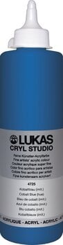 Acrylic Paint Lukas Cryl Studio Acrylic Paint Plastic Bottle Acrylic Paint Cobalt Blue Hue 500 ml 1 pc - 1