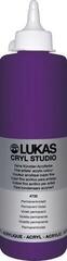 Acrylfarbe Lukas Cryl Studio Plastic Bottle Acrylfarbe Permanent Violet 500 ml 1 stk