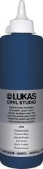 Pintura acrílica Lukas Cryl Studio Plastic Bottle Acrylic Paint Prussian Blue 500 ml 1 ud.