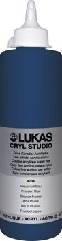 Acrylic Paint Lukas Cryl Studio Acrylic Paint Plastic Bottle Acrylic Paint Prussian Blue 500 ml 1 pc - 1