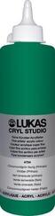 Akrylová barva Lukas Cryl Studio Plastic Bottle Akrylová barva Viridian (Phthalo) 500 ml 1 ks