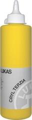 Acrylverf Lukas Cryl Terzia Plastic Bottle Acrylverf Cadmium Yellow Light Hue 500 ml 1 st.
