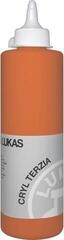 Culoare acrilică Lukas Cryl Terzia Plastic Bottle Vopsea acrilică Cadmium Orange Hue 500 ml 1 buc