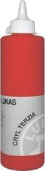 Culoare acrilică Lukas Cryl Terzia Plastic Bottle Vopsea acrilică Cadmium Red Light Hue 500 ml 1 buc