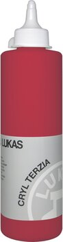 Acrylverf Lukas Cryl Terzia Acrylic Paint Plastic Bottle Acrylverf Cadmium Red Deep Hue 500 ml 1 stuk - 1