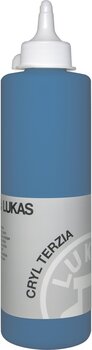 Akrilna barva Lukas Cryl Terzia Acrylic Paint Plastic Bottle Akrilna barva Cerulean Blue 500 ml 1 kos - 1