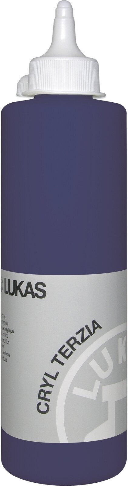 Akrilna barva Lukas Cryl Terzia Acrylic Paint Plastic Bottle Akrilna barva Prussian Blue 500 ml 1 kos