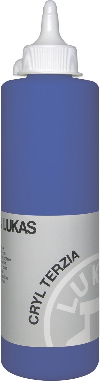 Acrylic Paint Lukas Cryl Terzia Acrylic Paint Plastic Bottle Acrylic Paint Ultramarine 500 ml 1 pc