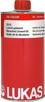 Medijumi Lukas Oil Medium Metal Bottle Bleached Linseed Oil 1 L - 1