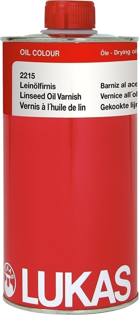 Media Lukas Oil Medium Metal Bottle Linseed Oil Varnish 1 L