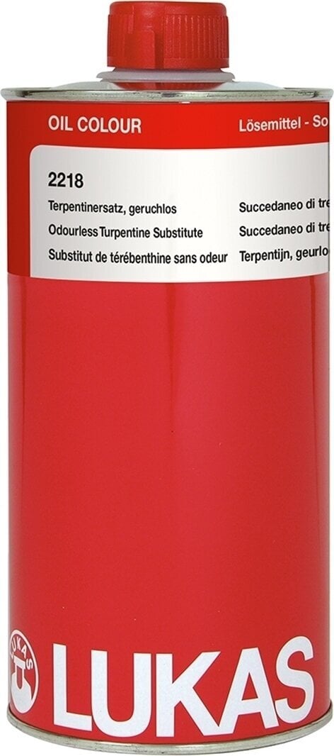 Media Lukas Oil Medium Metal Bottle Odourless Thinner for Oil Colors 1 L