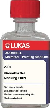 Μέσο Lukas Watercolor and Gouache Medium Glass Bottle Masking Fluid 50 ml - 1