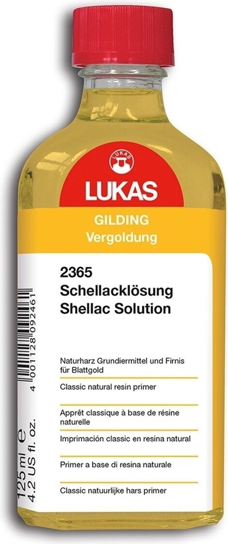 Médiumo Lukas Gilding and Restoration Medium Glass Bottle Shellac Solution 125 ml