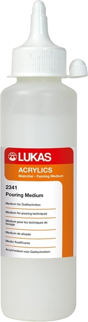 Medie Lukas Acrylic Medium Plastic Bottle Pouring Medium 250 ml