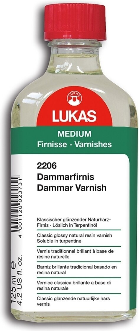Farba Lukas Surface Preparation and Varnish Glass Bottle Farba 125 ml