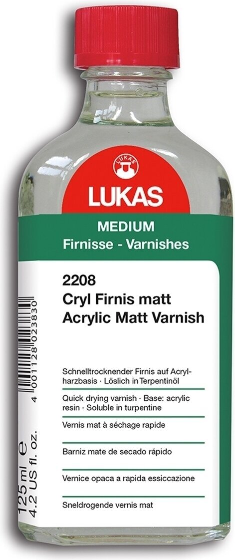 Finish Lukas Surface Preparation and Varnish Glass Bottle 125 ml