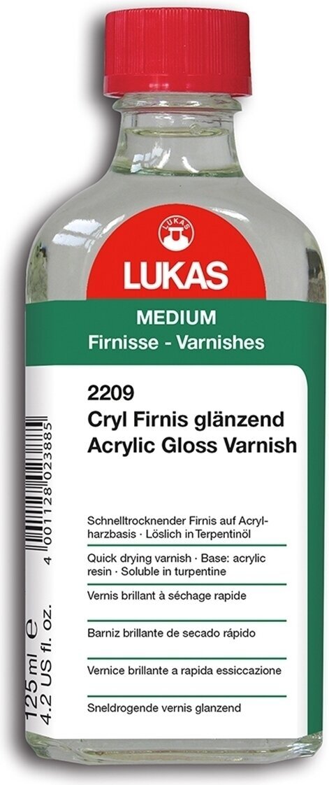 Slutning Lukas Surface Preparation and Varnish Glass Bottle 125 ml