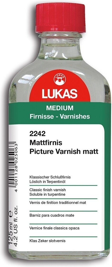 A picta
 Lukas Surface Preparation and Varnish Glass Bottle A picta 125 ml