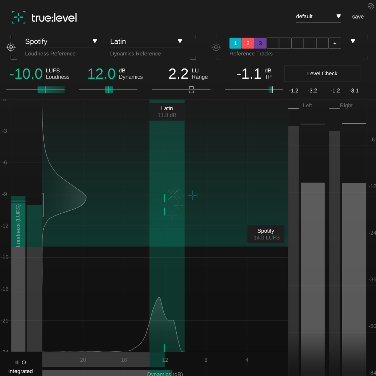 Effect Plug-In Sonible Sonible true:level (Digital product)