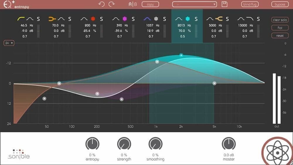 Studio software plug-in effect Sonible Sonible entropy:EQ (Digitaal product)