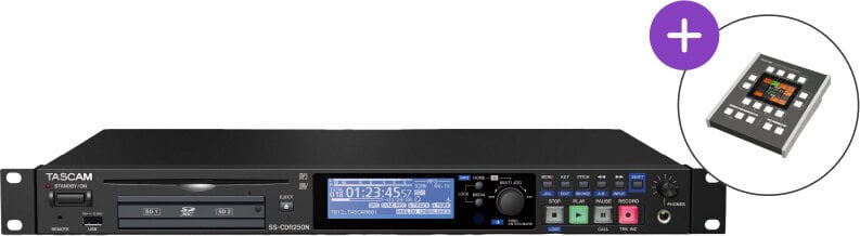 Главен / Stereo рекордер Tascam SS-CDR250N SET