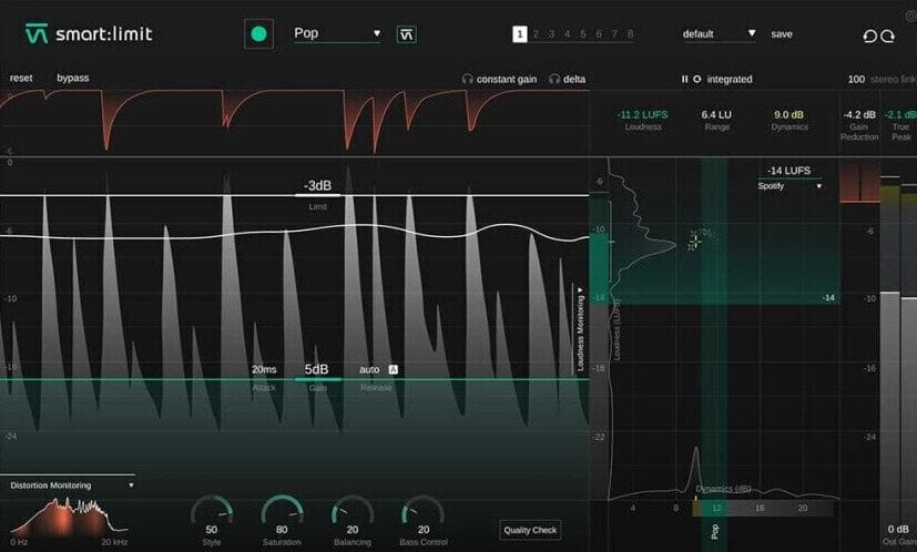 Studio software plug-in effect Sonible Sonible smart:limit (Digitaal product)