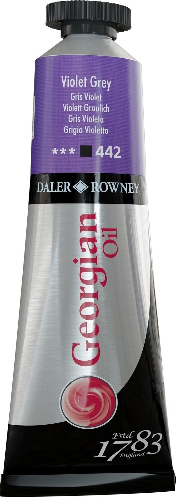 Cor de óleo Daler Rowney Georgian Tinta a óleo Violet Grey 38 ml 1 un.