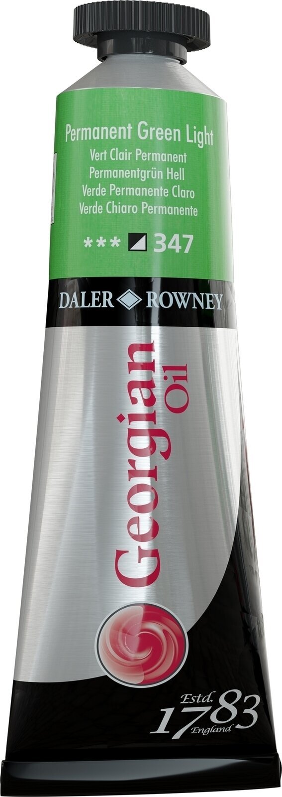 Cor de óleo Daler Rowney Georgian Tinta a óleo Permanent Green Light 38 ml 1 un.