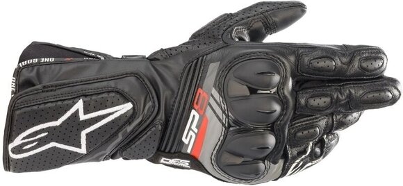 Motorcycle Gloves Alpinestars SP-8 V3 Leather Gloves Black 3XL Motorcycle Gloves - 1