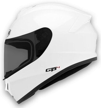 Helm CMS GP4 Plain ECE 22.06 Artic White M Helm - 1