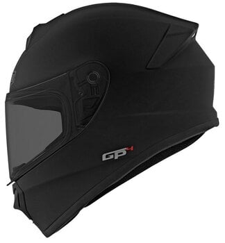 Helmet CMS GP4 Plain ECE 22.06 Black Matt XL Helmet - 1