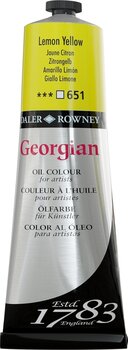 Oil colour Daler Rowney Georgian Oil Paint Lemon Yellow 225 ml 1 pc - 1
