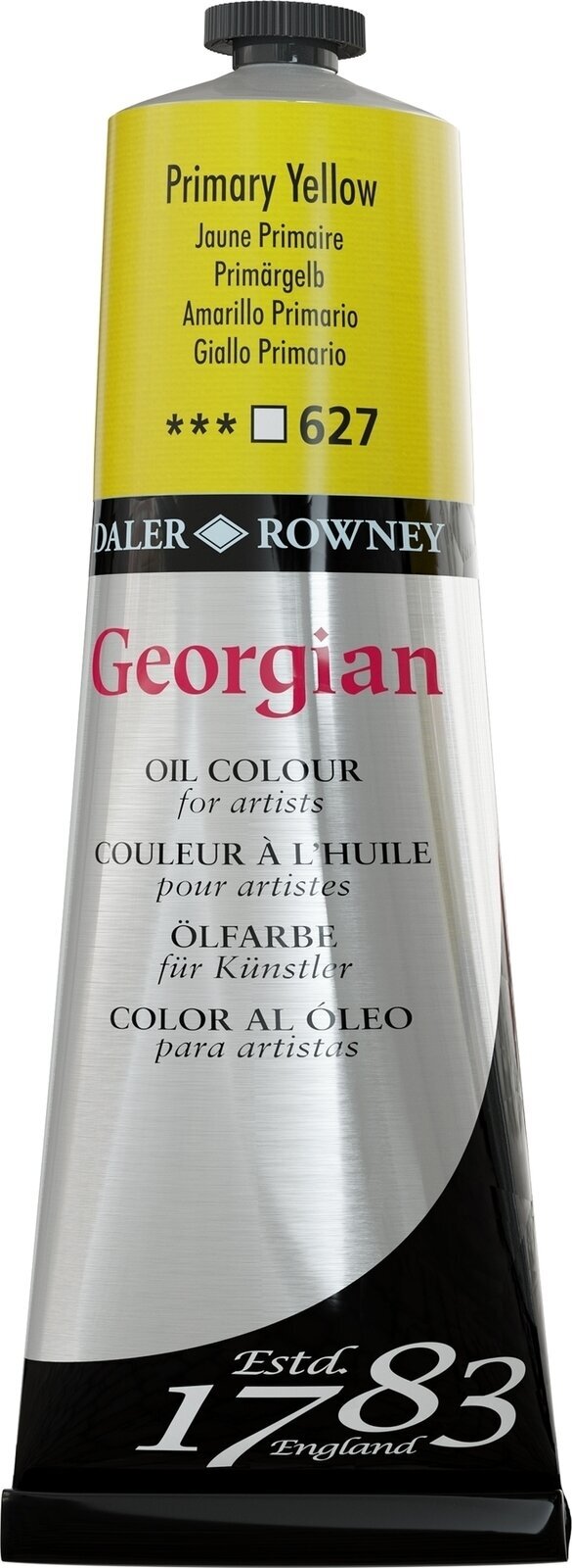 Oil colour Daler Rowney Georgian Oil Paint Primary Yellow 225 ml 1 pc