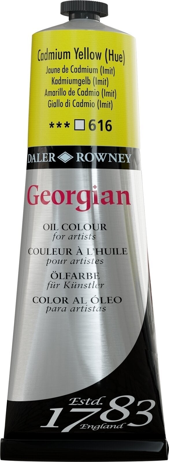 Oil colour Daler Rowney Georgian Oil Paint Cadmium Yellow Hue 225 ml 1 pc