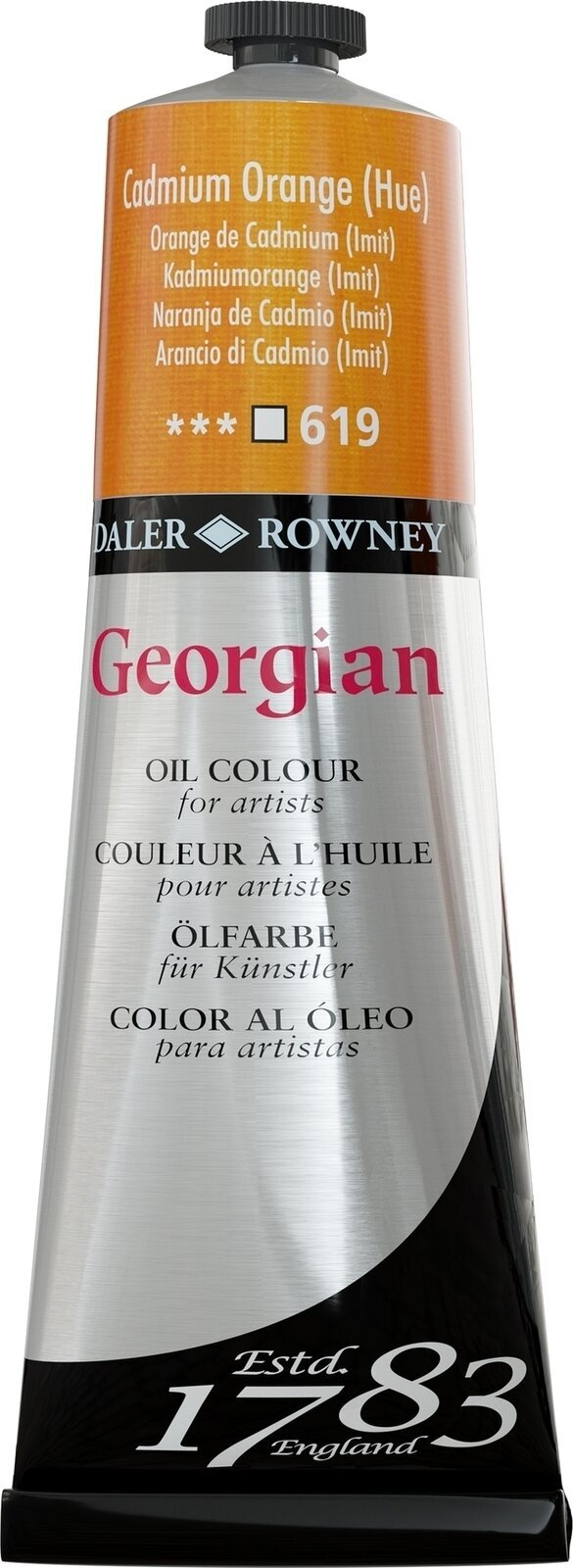 Aceite de colores Daler Rowney Georgian Oil Paint Cadmium Orange Hue 225 ml 1 pc
