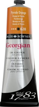 Oil colour Daler Rowney Georgian Oil Paint Pyrrole Orange 225 ml 1 pc - 1