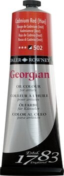 Oil colour Daler Rowney Georgian Oil Paint Cadmium Red Hue 225 ml 1 pc - 1