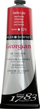 Aceite de colores Daler Rowney Georgian Oil Paint Scarlet Lake 225 ml 1 pc - 1