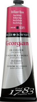 Oil colour Daler Rowney Georgian Oil Paint Brilliant Rose 225 ml 1 pc - 1