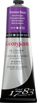 Aceite de colores Daler Rowney Georgian Oil Paint Permanent Mauve 225 ml 1 pc - 1