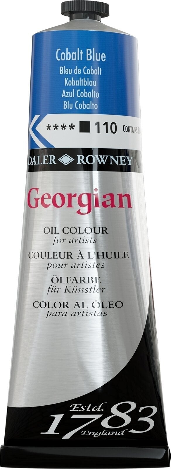 Oil colour Daler Rowney Georgian Oil Paint Cobalt Blue 225 ml 1 pc