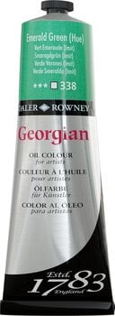 Aceite de colores Daler Rowney Georgian Oil Paint Emerald Green Hue 225 ml 1 pc - 1