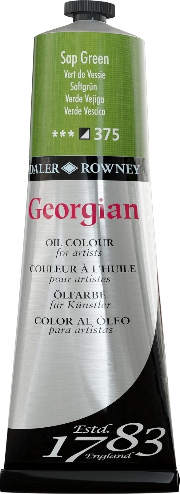 Cor de óleo Daler Rowney Georgian Tinta a óleo Sap Green 225 ml 1 un.