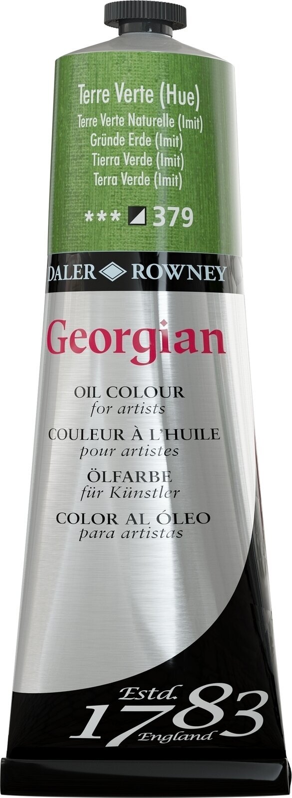Aceite de colores Daler Rowney Georgian Oil Paint Terre Verte Hue 225 ml 1 pc