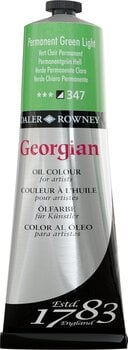 Aceite de colores Daler Rowney Georgian Oil Paint Permanent Green Light 225 ml 1 pc - 1