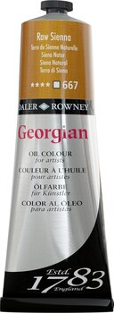 Oil colour Daler Rowney Georgian Oil Paint Raw Sienna 225 ml 1 pc - 1