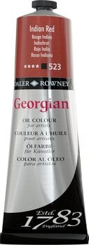 Culoare ulei Daler Rowney Georgian Vopsea cu ulei Indian Red 225 ml 1 buc - 1