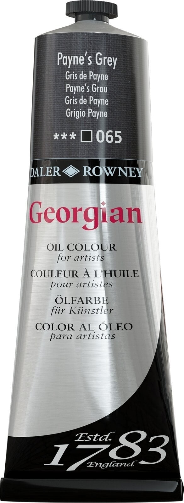 Oil colour Daler Rowney Georgian Oil Paint Payne's Grey 225 ml 1 pc
